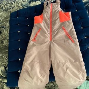 rust pink old navy teen snow pants